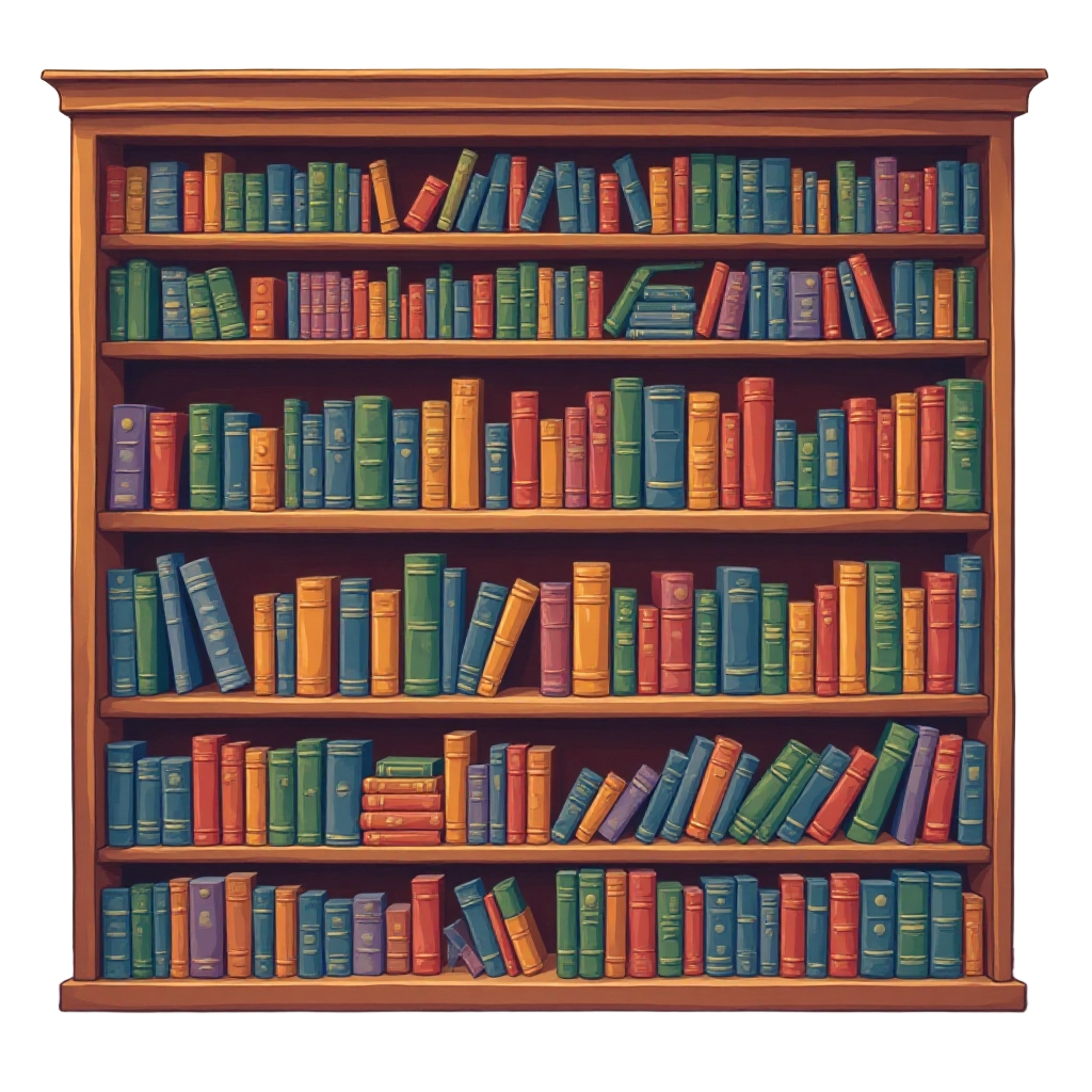 Colorful Bookshelf